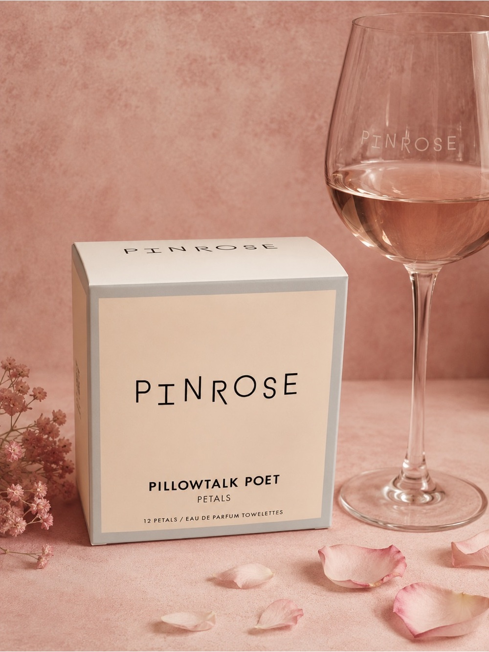 PINROSE Pillowtalk Poet Petals Perfume Towelettes — Individually Wrapped